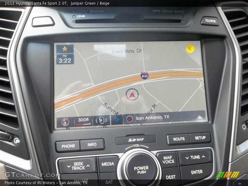 Navigation of 2013 Santa Fe Sport 2.0T