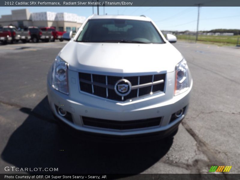 Radiant Silver Metallic / Titanium/Ebony 2012 Cadillac SRX Performance