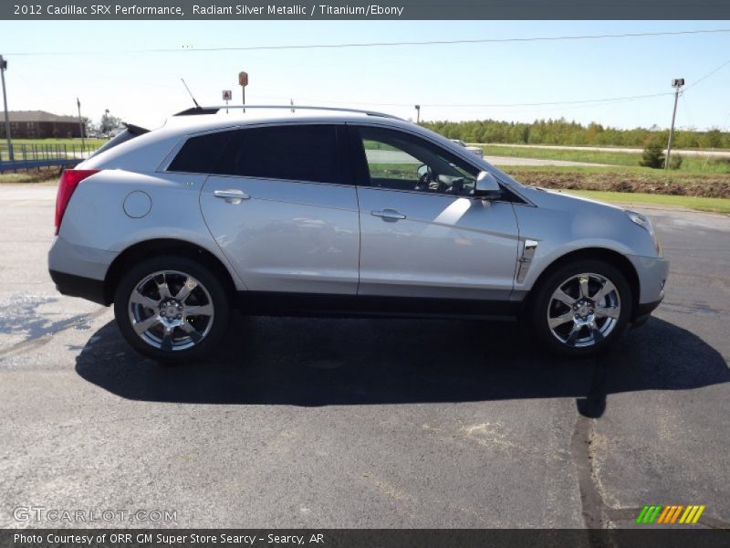 Radiant Silver Metallic / Titanium/Ebony 2012 Cadillac SRX Performance