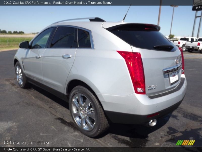 Radiant Silver Metallic / Titanium/Ebony 2012 Cadillac SRX Performance