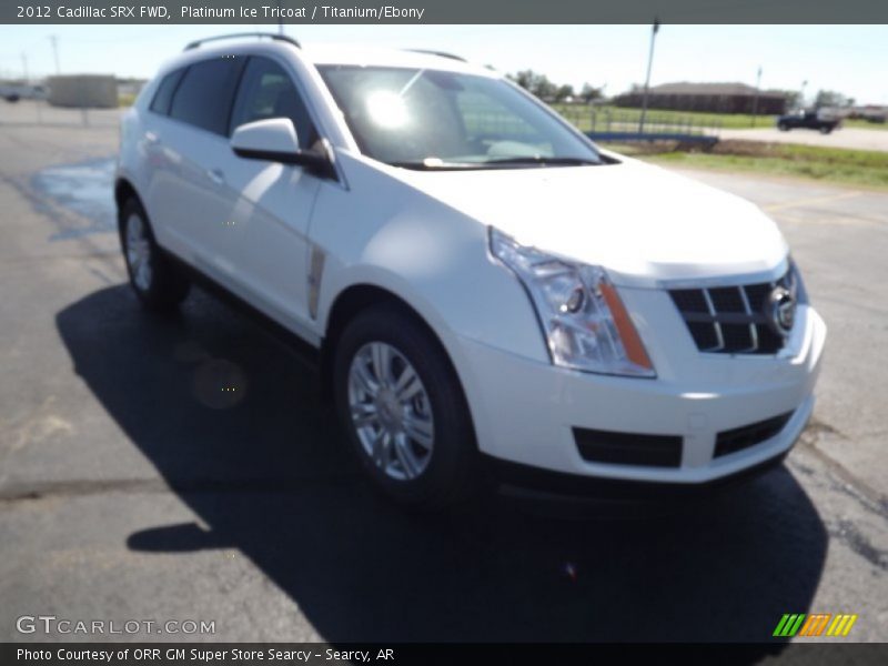 Platinum Ice Tricoat / Titanium/Ebony 2012 Cadillac SRX FWD