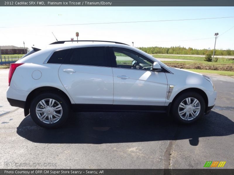 Platinum Ice Tricoat / Titanium/Ebony 2012 Cadillac SRX FWD