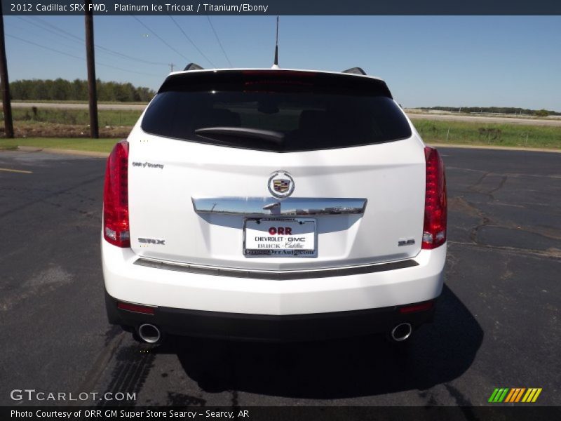 Platinum Ice Tricoat / Titanium/Ebony 2012 Cadillac SRX FWD