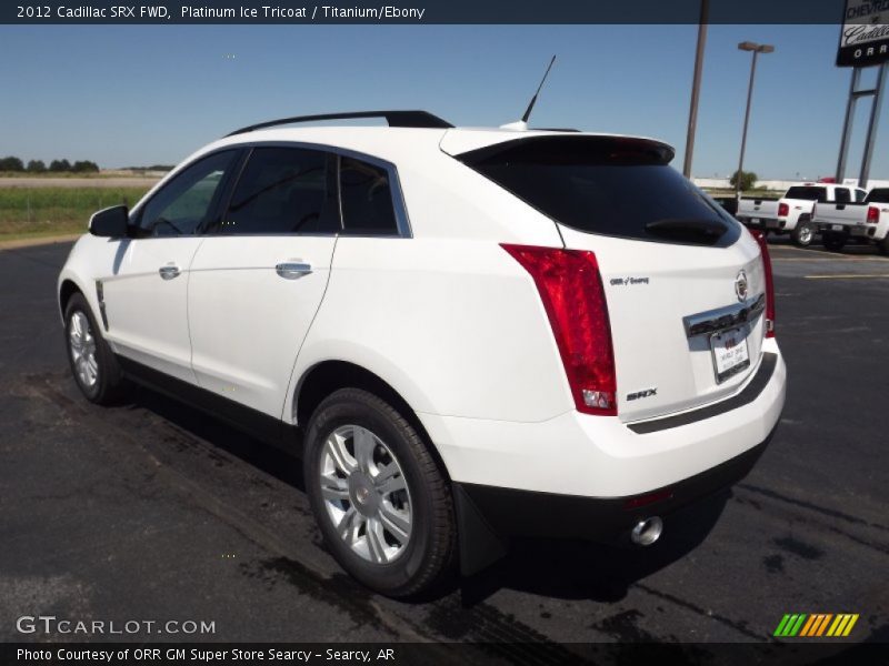 Platinum Ice Tricoat / Titanium/Ebony 2012 Cadillac SRX FWD