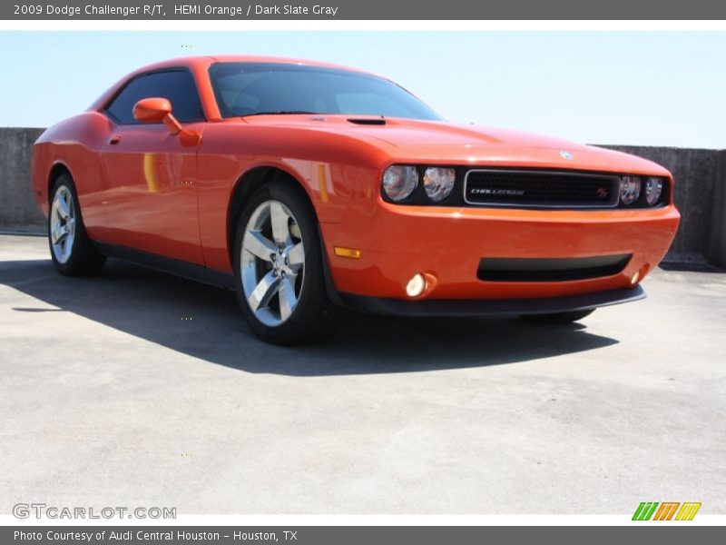 HEMI Orange / Dark Slate Gray 2009 Dodge Challenger R/T