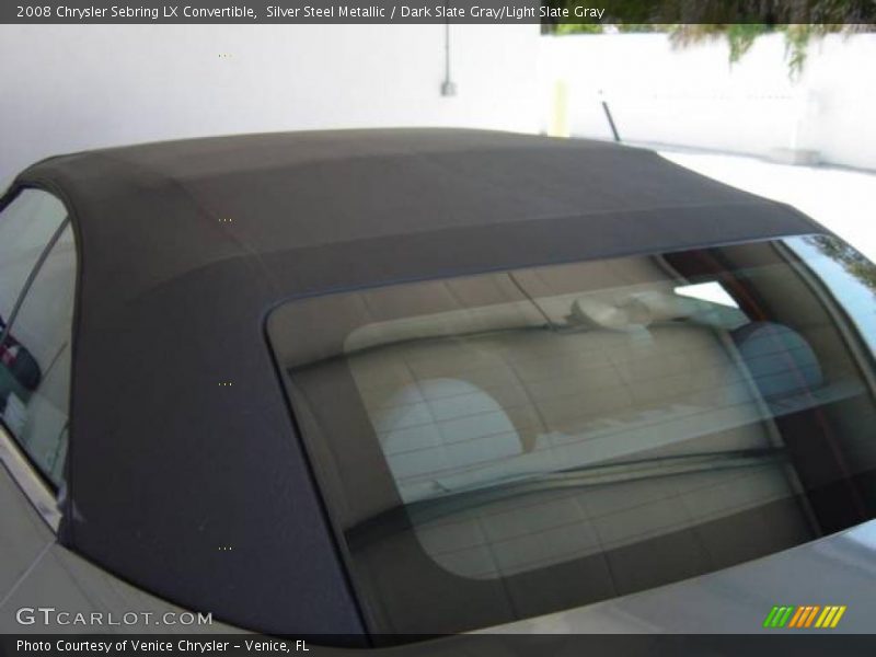 Silver Steel Metallic / Dark Slate Gray/Light Slate Gray 2008 Chrysler Sebring LX Convertible