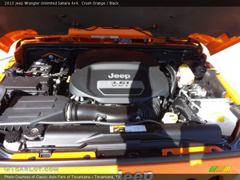 Crush Orange / Black 2013 Jeep Wrangler Unlimited Sahara 4x4