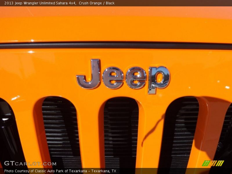 Crush Orange / Black 2013 Jeep Wrangler Unlimited Sahara 4x4