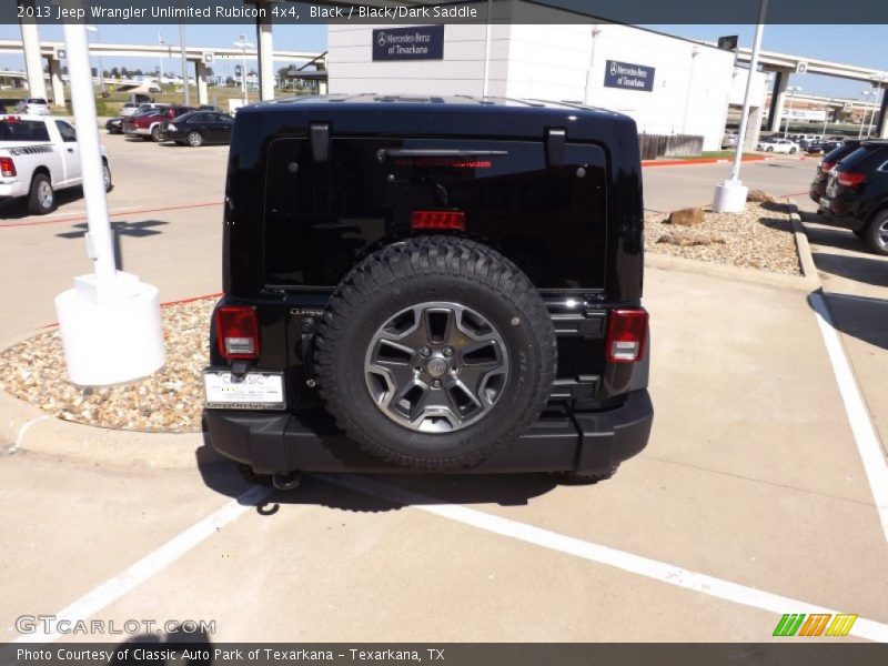 Black / Black/Dark Saddle 2013 Jeep Wrangler Unlimited Rubicon 4x4