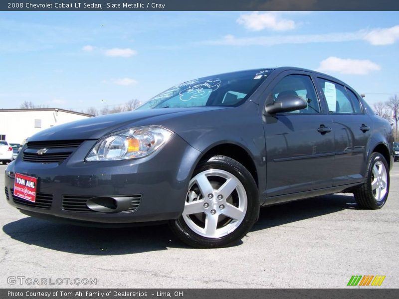 Slate Metallic / Gray 2008 Chevrolet Cobalt LT Sedan