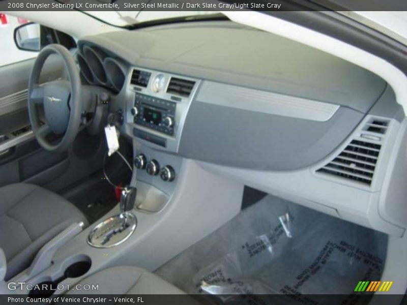 Silver Steel Metallic / Dark Slate Gray/Light Slate Gray 2008 Chrysler Sebring LX Convertible