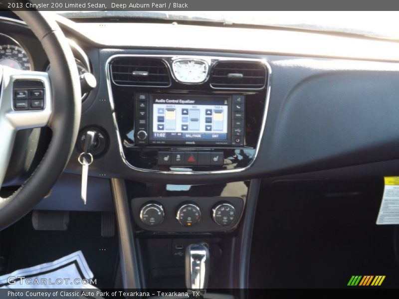 Deep Auburn Pearl / Black 2013 Chrysler 200 Limited Sedan