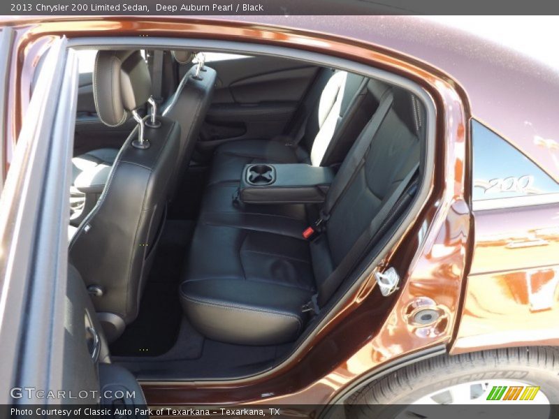 Deep Auburn Pearl / Black 2013 Chrysler 200 Limited Sedan