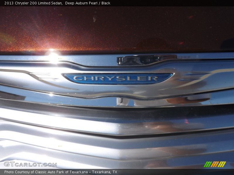 Deep Auburn Pearl / Black 2013 Chrysler 200 Limited Sedan