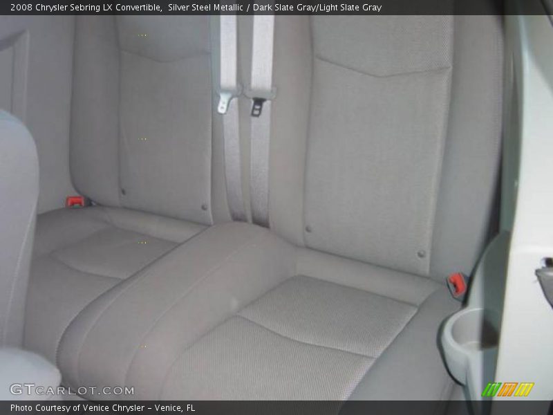 Silver Steel Metallic / Dark Slate Gray/Light Slate Gray 2008 Chrysler Sebring LX Convertible