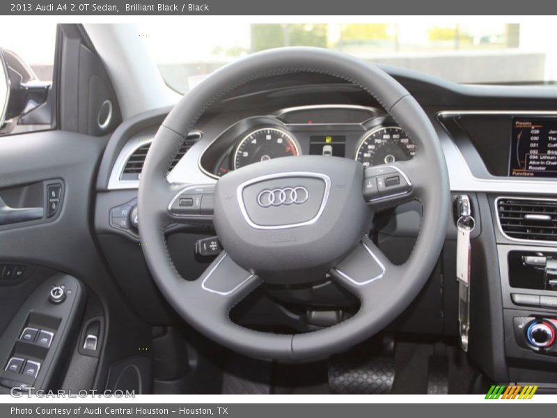 Brilliant Black / Black 2013 Audi A4 2.0T Sedan