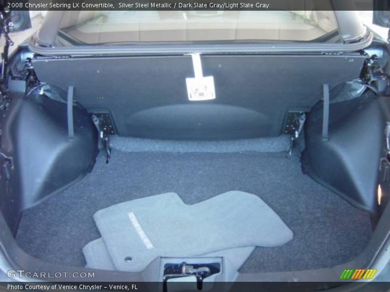 Silver Steel Metallic / Dark Slate Gray/Light Slate Gray 2008 Chrysler Sebring LX Convertible