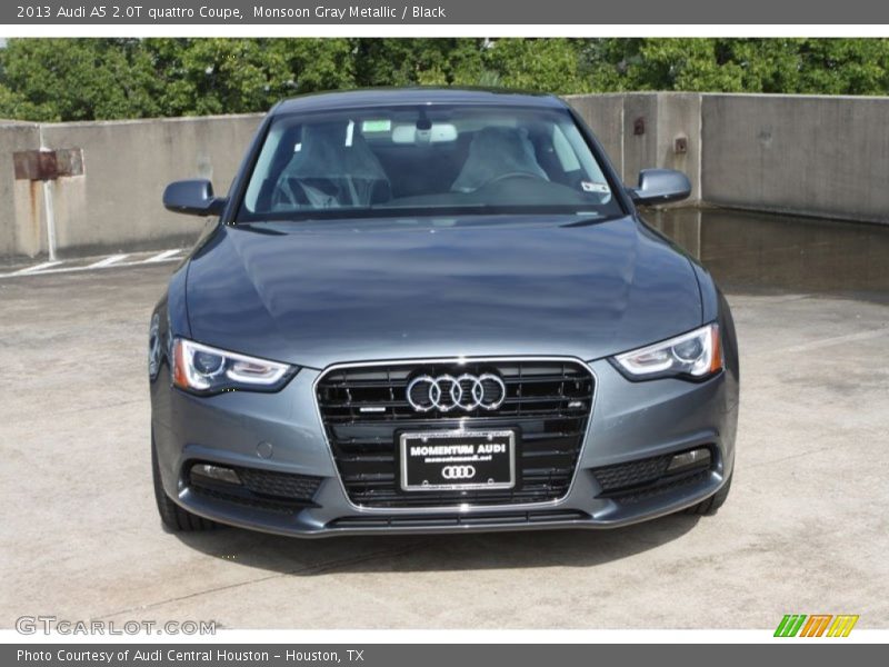 Monsoon Gray Metallic / Black 2013 Audi A5 2.0T quattro Coupe