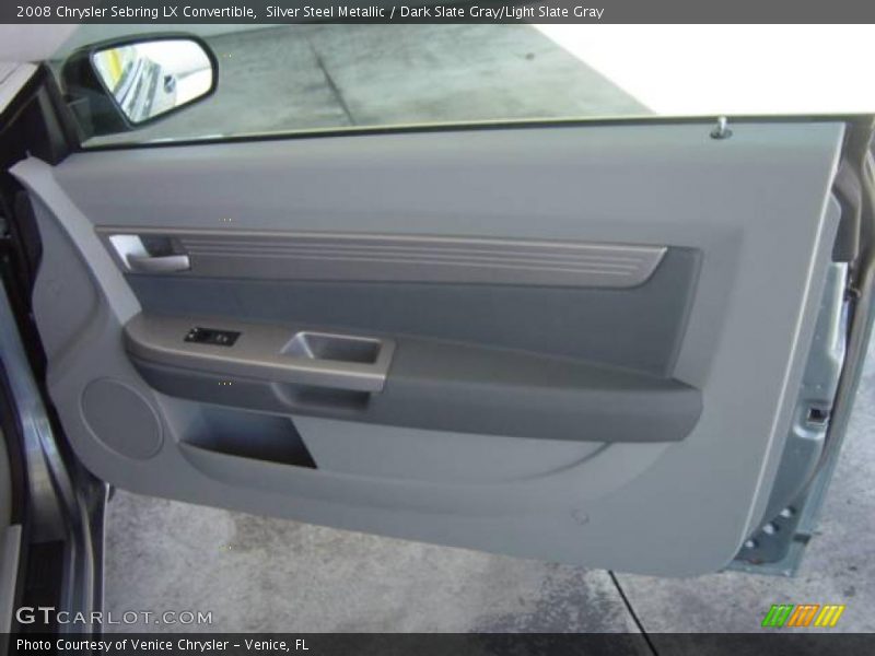 Silver Steel Metallic / Dark Slate Gray/Light Slate Gray 2008 Chrysler Sebring LX Convertible