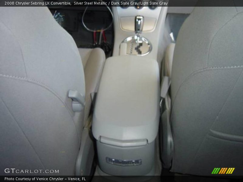 Silver Steel Metallic / Dark Slate Gray/Light Slate Gray 2008 Chrysler Sebring LX Convertible