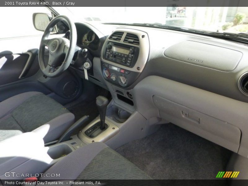 Black / Gray 2001 Toyota RAV4 4WD