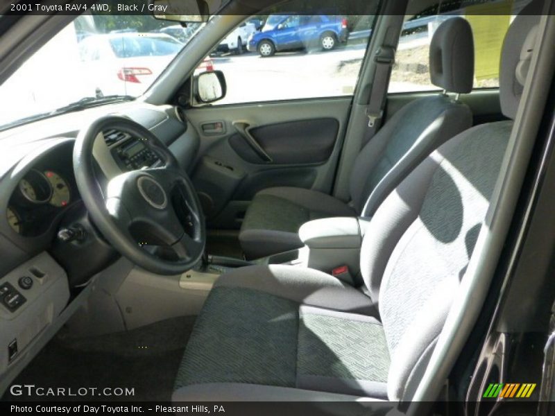 Black / Gray 2001 Toyota RAV4 4WD