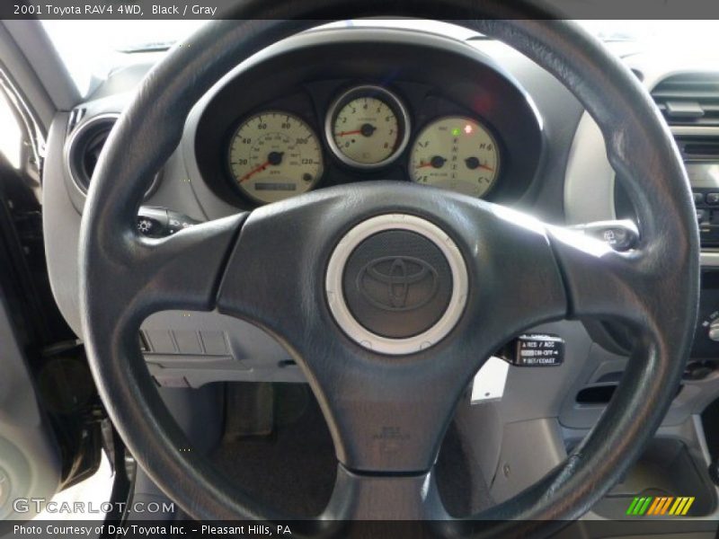 Black / Gray 2001 Toyota RAV4 4WD