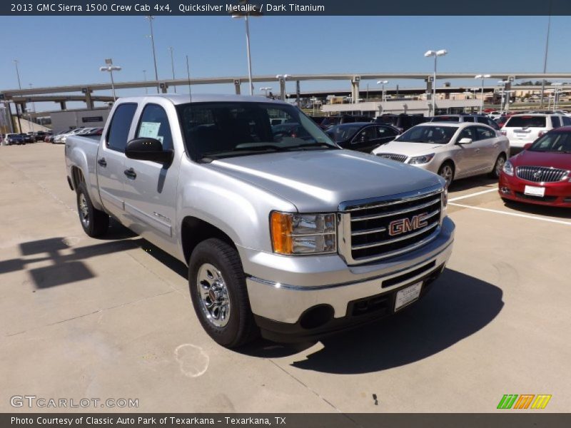 Quicksilver Metallic / Dark Titanium 2013 GMC Sierra 1500 Crew Cab 4x4