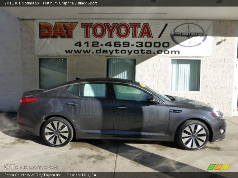 Platinum Graphite / Black Sport 2011 Kia Optima SX