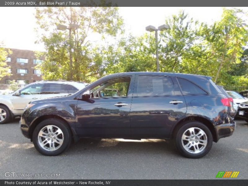 Bali Blue Pearl / Taupe 2009 Acura MDX