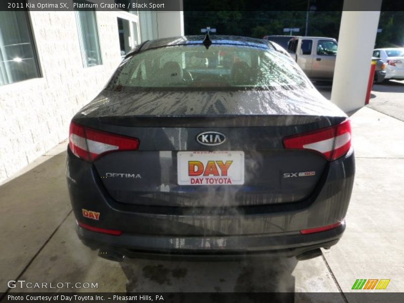 Platinum Graphite / Black Sport 2011 Kia Optima SX