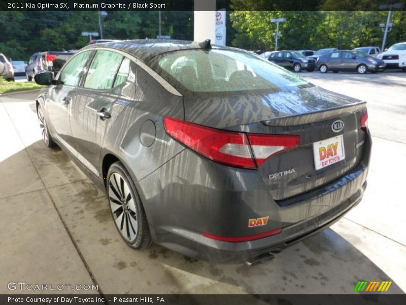 Platinum Graphite / Black Sport 2011 Kia Optima SX