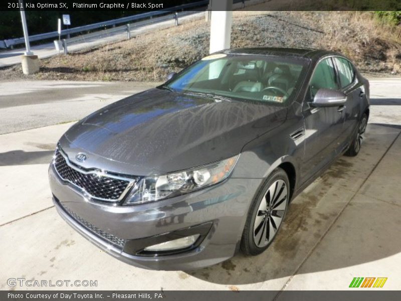 Platinum Graphite / Black Sport 2011 Kia Optima SX