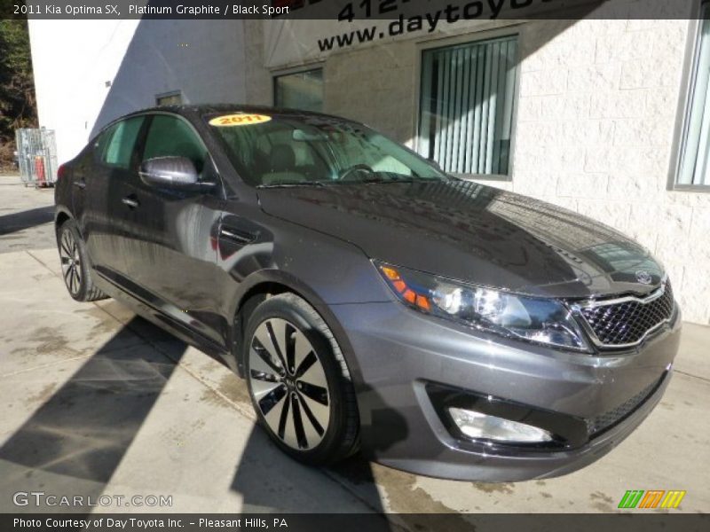 Platinum Graphite / Black Sport 2011 Kia Optima SX