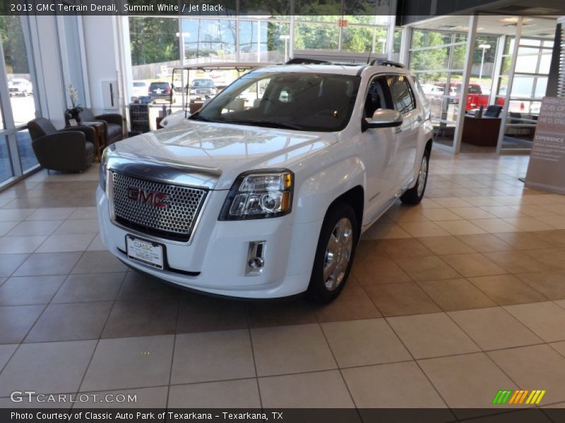 Summit White / Jet Black 2013 GMC Terrain Denali