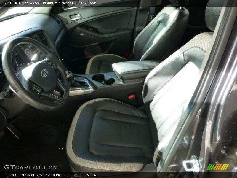 Front Seat of 2011 Optima SX