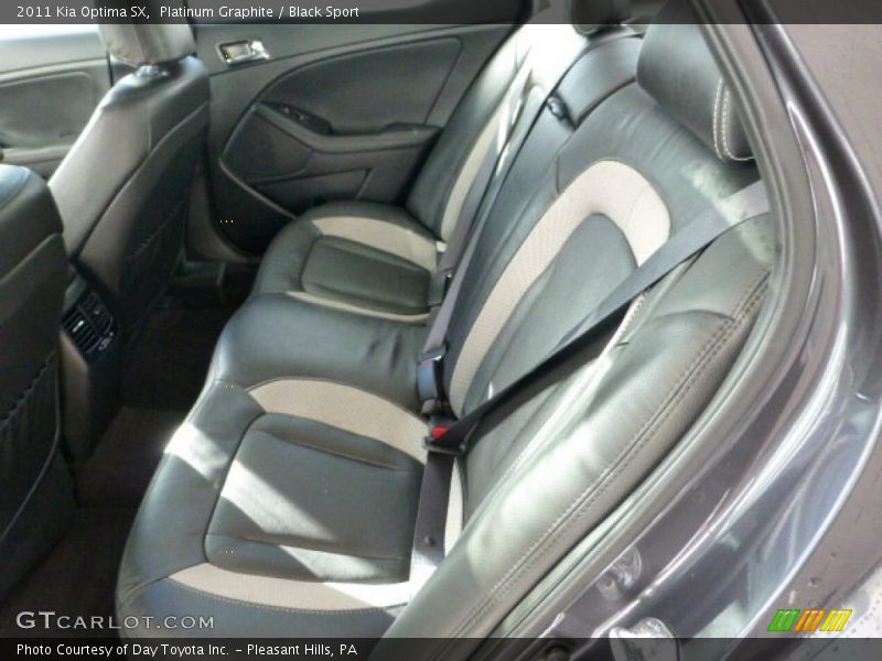 Rear Seat of 2011 Optima SX