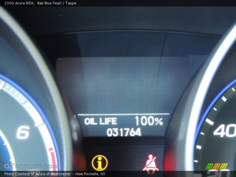 Bali Blue Pearl / Taupe 2009 Acura MDX