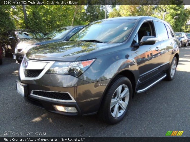 Grigio Metallic / Ebony 2010 Acura MDX Technology