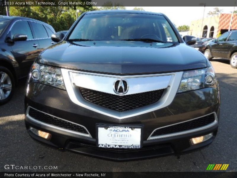 Grigio Metallic / Ebony 2010 Acura MDX Technology
