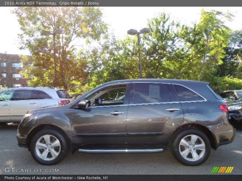 Grigio Metallic / Ebony 2010 Acura MDX Technology