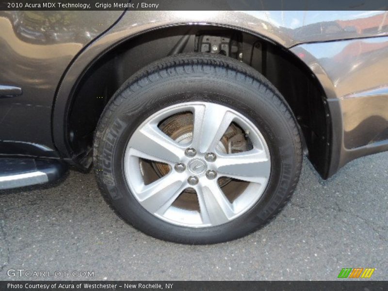 Grigio Metallic / Ebony 2010 Acura MDX Technology
