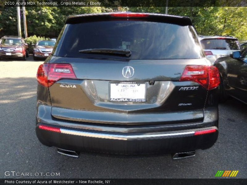 Grigio Metallic / Ebony 2010 Acura MDX Technology