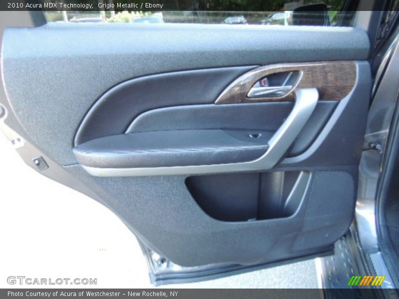 Grigio Metallic / Ebony 2010 Acura MDX Technology