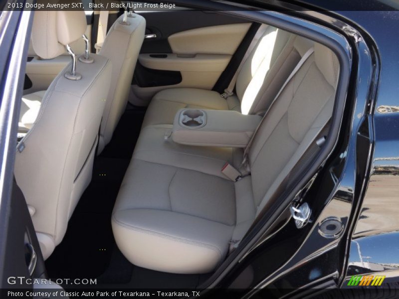Black / Black/Light Frost Beige 2013 Dodge Avenger SXT