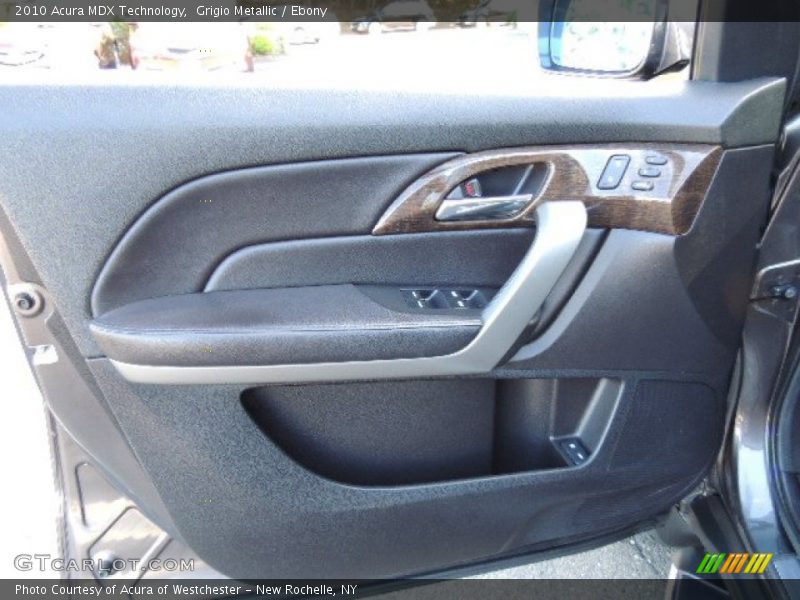 Grigio Metallic / Ebony 2010 Acura MDX Technology