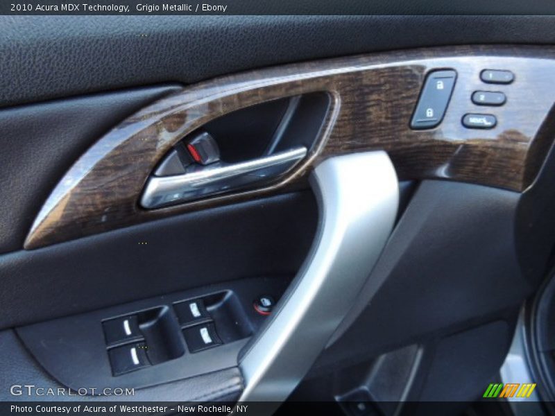 Grigio Metallic / Ebony 2010 Acura MDX Technology