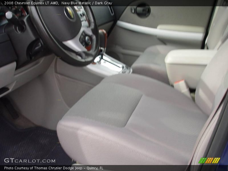 Navy Blue Metallic / Dark Gray 2008 Chevrolet Equinox LT AWD