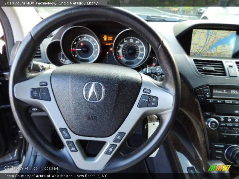 Grigio Metallic / Ebony 2010 Acura MDX Technology