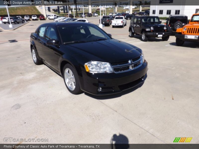 Black / Black 2013 Dodge Avenger SXT